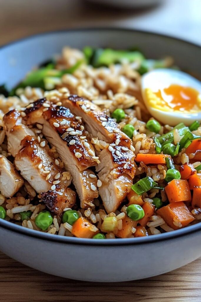 Japanese BBQ Chicken Fried Rice