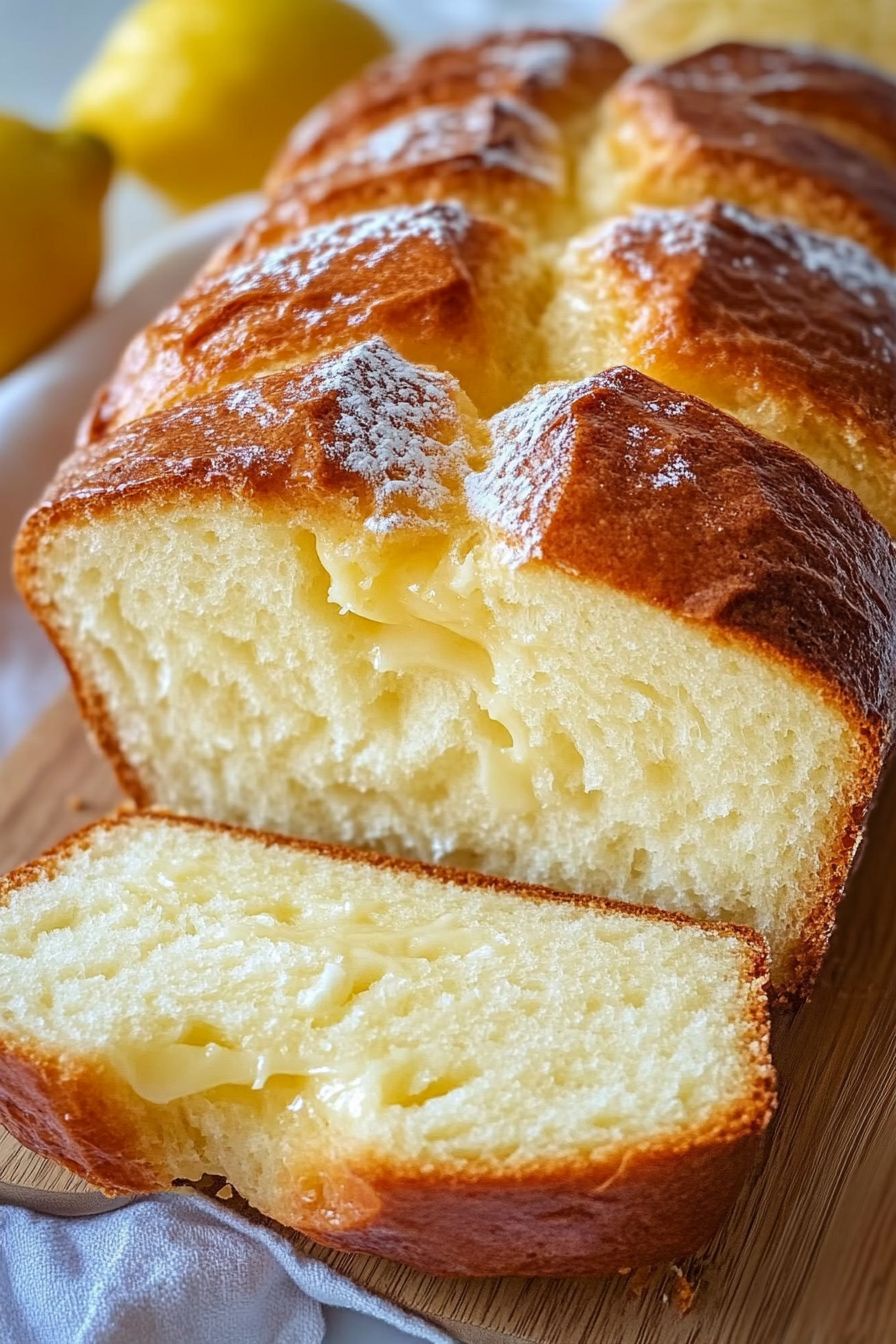 Luscious Lemon Cream Cheese Bread