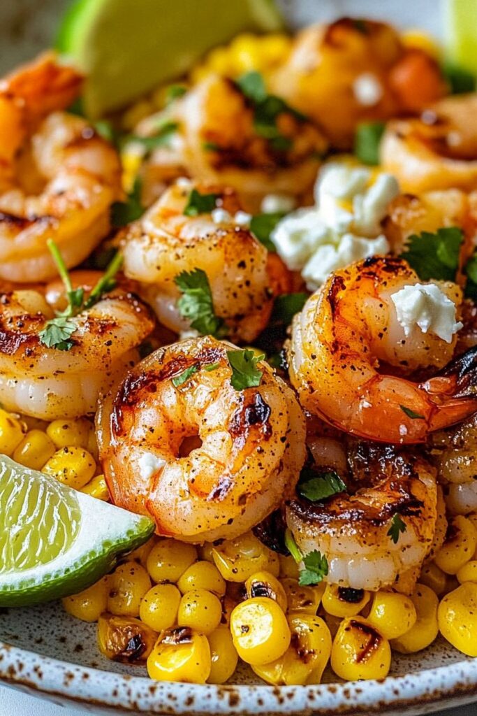 Mexican Street Corn and Shrimp Delight