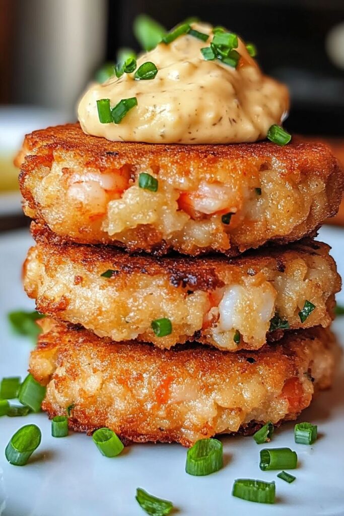 Crab and Shrimp Cakes with Zesty Lemon Aioli