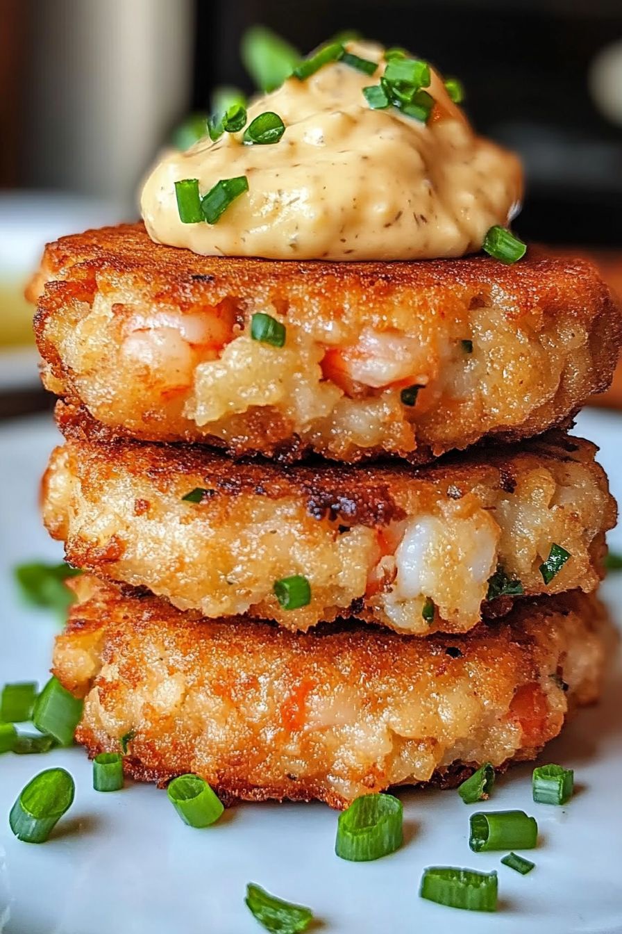 Crab and Shrimp Cakes with Zesty Lemon Aioli