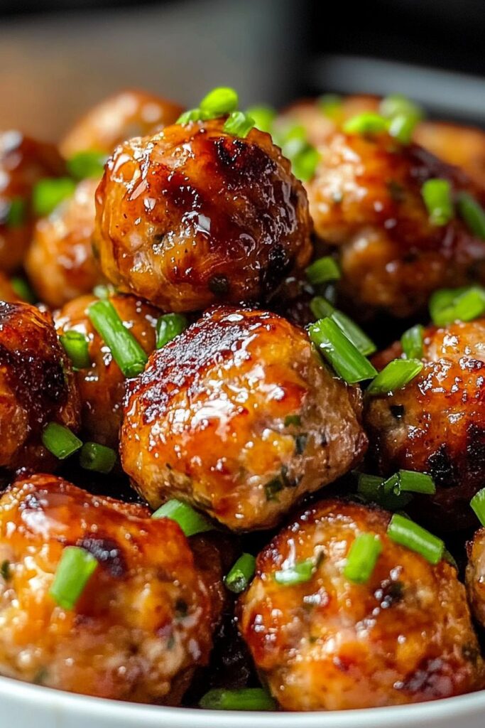 Honey Glazed Salmon Meatballs