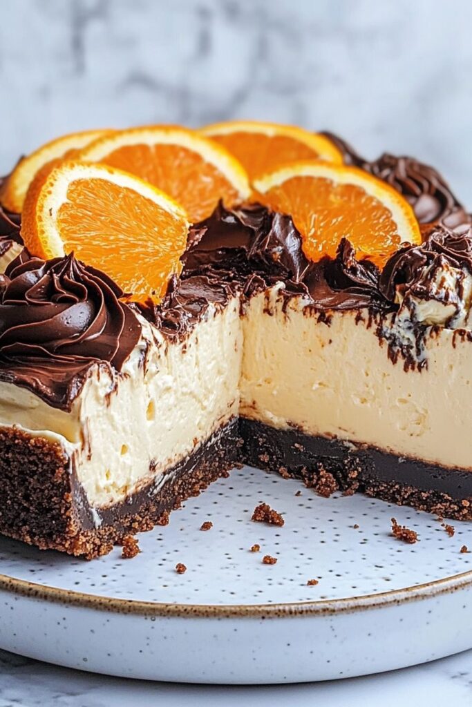 Chocolate Orange Cheesecake