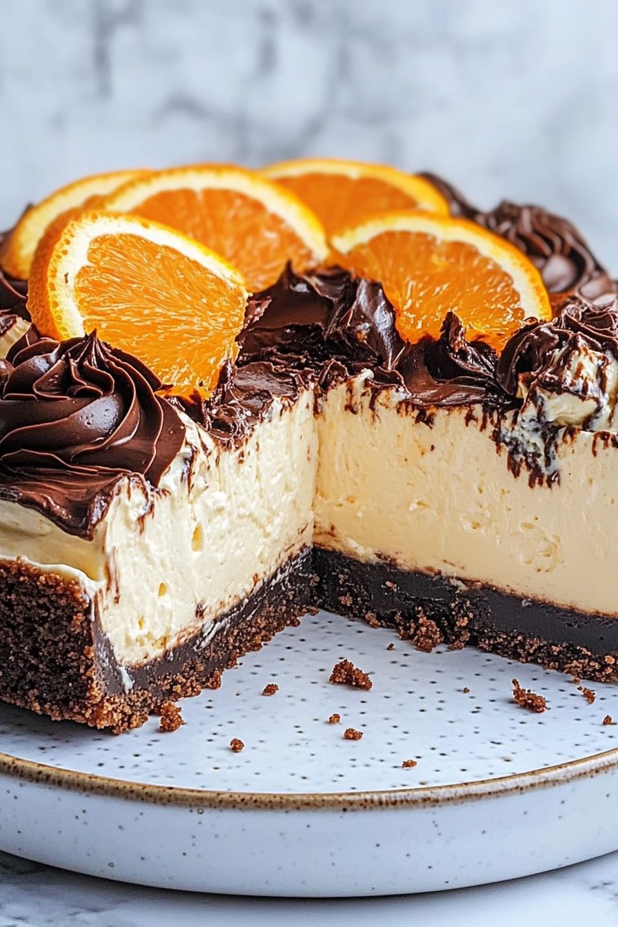 Chocolate Orange Cheesecake